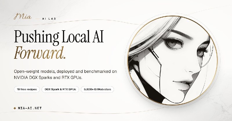 Mia's AI Lab · Pushing Local AI Forward
