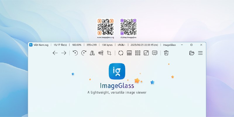 GitHub - d2phap/ImageGlass: 🏞 A fast, open-source, modern image viewer for 90+ formats – including WEBP, GIF, SVG, AVIF, JXL, HEIC…