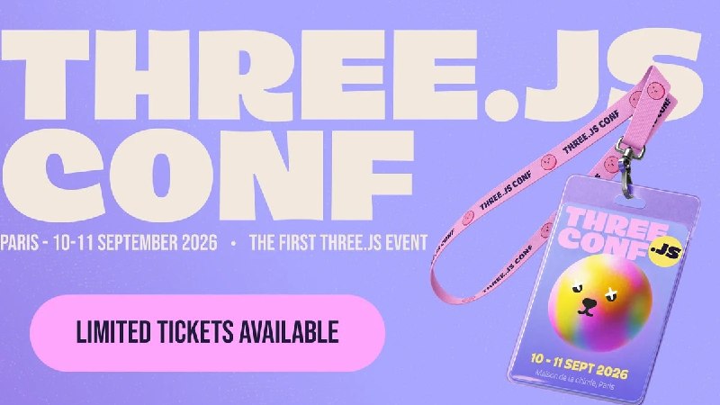 Three.js Conf Paris 2026 | September 10-11