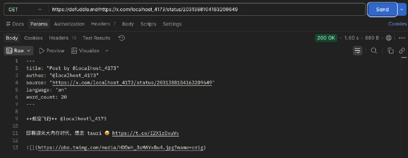 直观感受 pure.md, defuddle.md, r.jina.ai 抓取结果的区别markdown.new 抓不了推文 😄