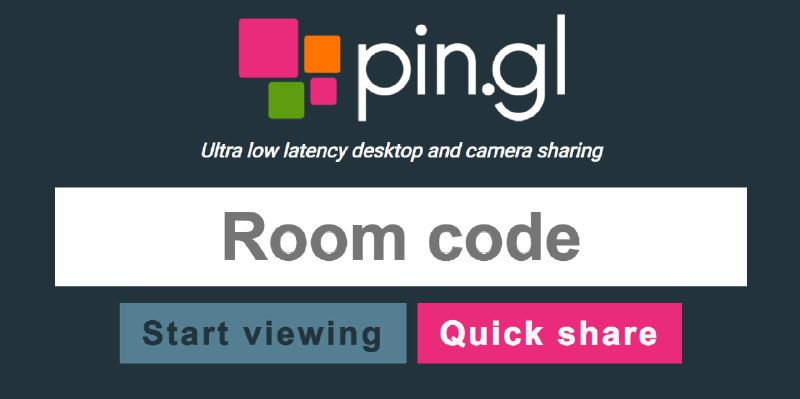 #在线工具 #屏幕共享📺Pin.gl - 一个快捷的远程屏幕共享工具无需安装任何软件，输入一个房间号即可在线共享屏幕、摄像头📮投稿    📢频道    💬群聊    🔎索引